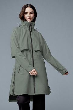 Chamarras Canada Goose Mujer Mexico - Cinematographer Rompevientos Black Label Verdes XN6327094